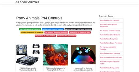 Party Animals Ps4 Controls