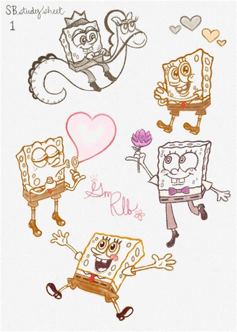 SpongeBob model sheet 1 | Pictures to draw, Spongebob, Artwork