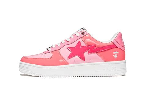 A Bathing Ape Drops BAPE STA Low in Pastel Pink | HYPEBAE