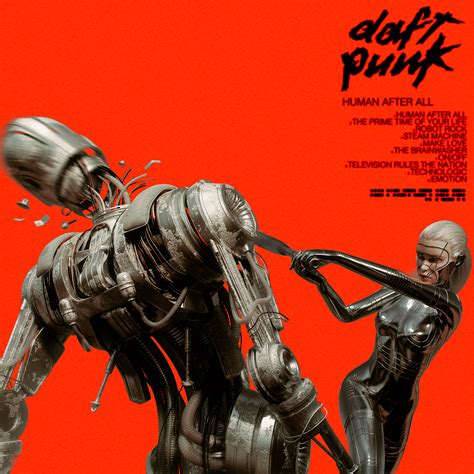 DAFT PUNK - HUMAN AFTER ALL [cover & packaging remix] :: Behance