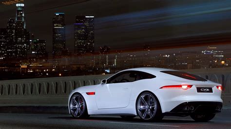 Beautiful White Car Jaguar F Type Wallpapers HD / Desktop and Mobile Backgrounds