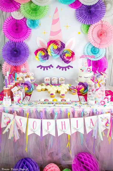 Unicorns Birthday Party Ideas | Photo 1 of 14 | Catch My Party