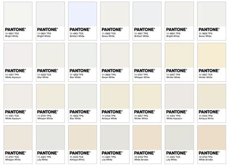 What is the Difference: White, Soft White, Ivory or Ecru? | Pantone color chart, Pantone colour ...