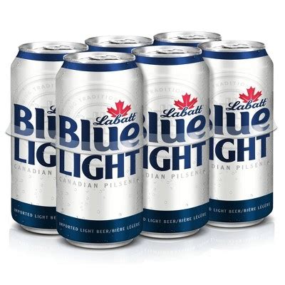 Labatt Blue Light Canadian Pilsener Beer - 6pk/16 Fl Oz Cans : Target