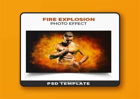 GraphicRiver - Fire Explosion Photoshop Template 36421096