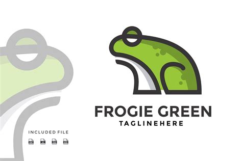 Frog Green Logo Graphic by bondan80.bw · Creative Fabrica