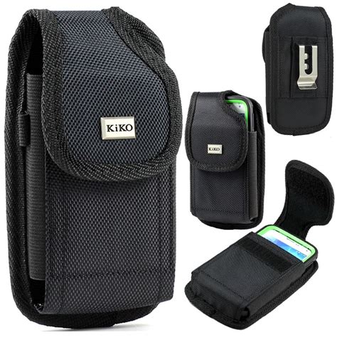 Universal Vertical Velcro Flip Phone Pouch Case with Belt Holster Clip ...