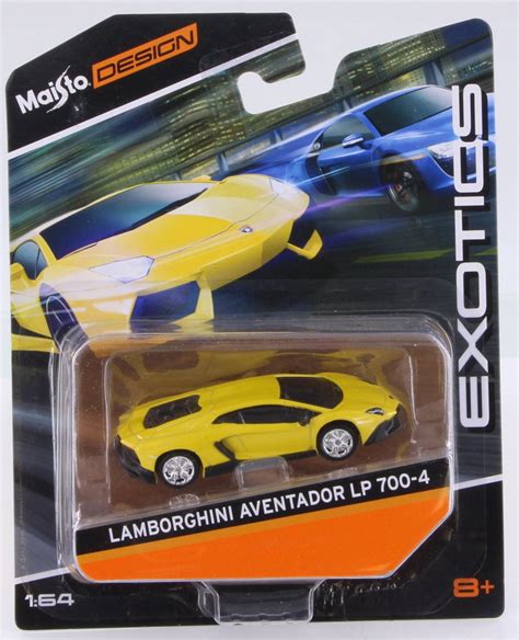 Lamborghini Aventador LP700, Yellow - Maisto 15494-16C - 1/64 Scale Diecast Model Toy Car ...