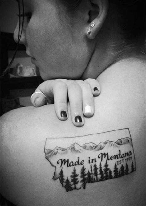 Forever Montana: Tattoos in the shape of the Treasure State | Montana News | billingsgazette.com