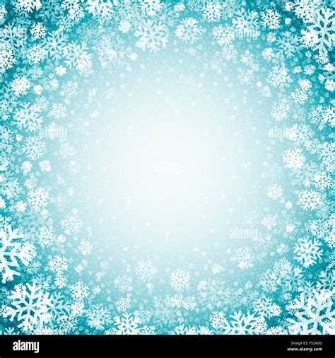 Blue background with snowflakes. Vector illustration Stock Vector Image ...