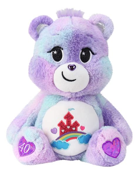 Care Bears New 2022 14" Plush - 40th Anniversary Care-a-Lot Bear - Soft Huggable Material! Care ...