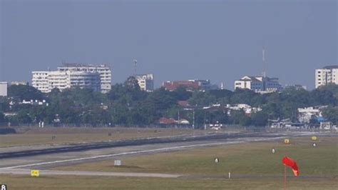 Airplane Taking Off Airport Plane On Stock Footage Video (100% Royalty ...