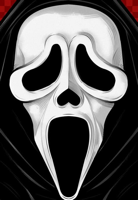 SCREAM | Scary drawings, Horror artwork, Horror drawing