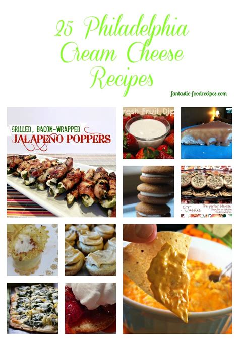 25 Philadelphia Cream Cheese Recipes - Fantastic-Food Recipes