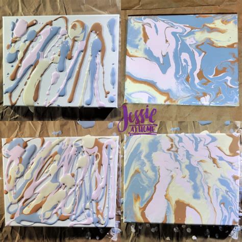 Dimensional Paint and Paint Marbling Tutorial - Jessie At Home