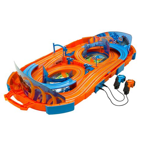 Hot Wheels 1:64 Slot Racing Cars 280cm Track Set - w/ Carry Case - Online | KG Electronic