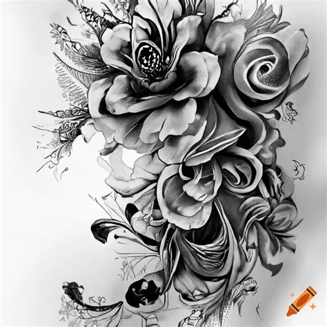 Black And White Flower Tattoo Meaning | Best Flower Site