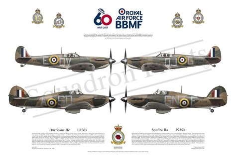 Spitfire and Hurricane - Print | Squadron Prints