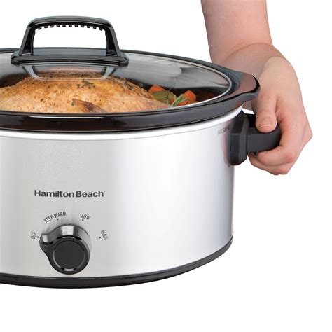 Hamilton Beach 6 Quart Oval Slow Cooker - 33665 | HamiltonBeach.com