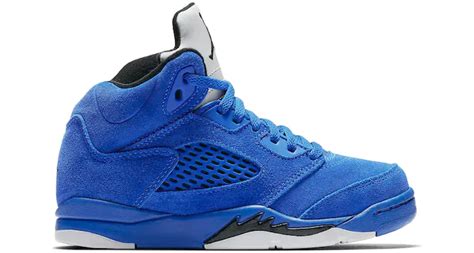 Jordan 5 Retro Blue Suede - 136027-401