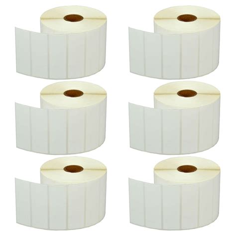 GREENCYCLE 6 Roll (2000 Labels/Roll) Compatible Direct Thermal Paper ...