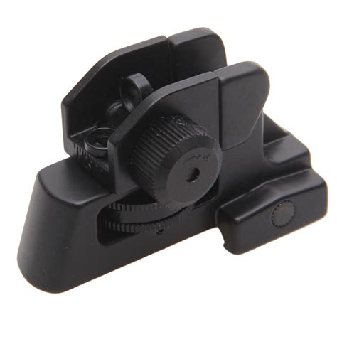 Rear Iron Sight for AR Style Rifles - Detachable Adjustable Picatinny – Mentium USA