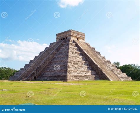 Kukulkan temple stock image. Image of mexico, kukulkan - 23149983