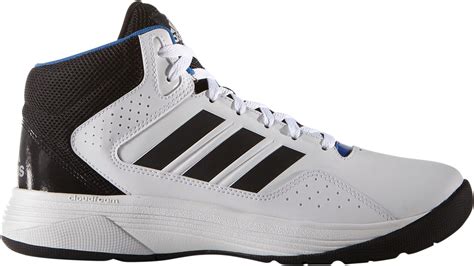 adidas Leather Neo Cloudfoam Ilation Mid Basketball Shoes in Black for Men - Lyst