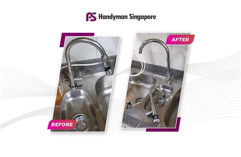 Install Kitchen Water Tap In Boon Keng - PS Handyman Singapore