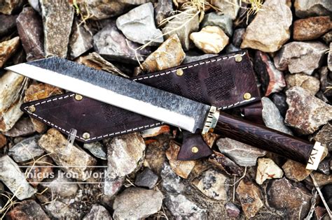 Handmade Medieval Viking Seax Knife Wood and High Carbon 12 Inch Blade Viking Knife - Etsy