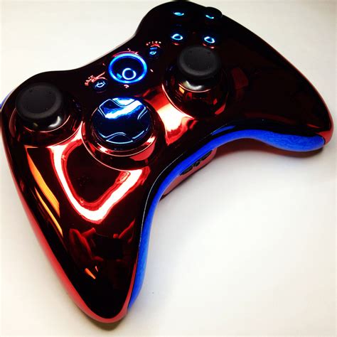 A custom Spiderman themed modded Xbox 360 rapid fire controller from ...