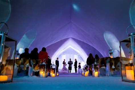 Ice Hotel Wedding | Hotel De Glace Wedding Photography