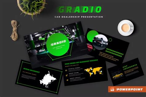 Gradio Car Dealership Powerpoint Presentation - Cinta Desain - Free Resources for Designers