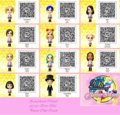 UPDATED: PG Sailor Moon Mii Collection by OceanSummoner13 on DeviantArt