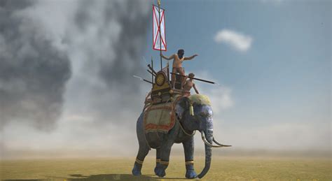 Ancient Indian war elephant - 3D scene - Mozaik Digital Education and ...