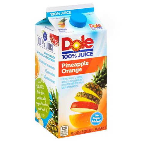 Dole 100% Pineapple Orange Juice - Shop Juice at H-E-B