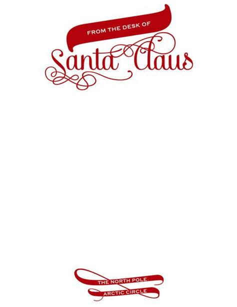 Santa Claus Signature Clipart