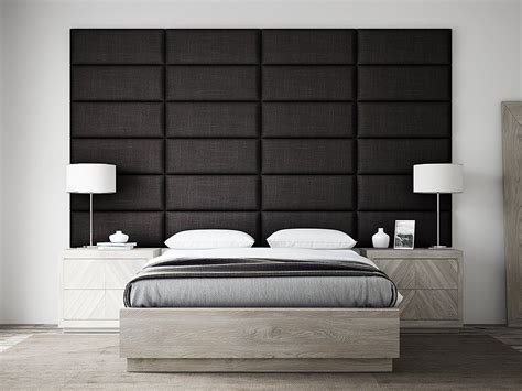 Find a unique wall panel and hang it as a headboard. Like this one from @vantpanels ...