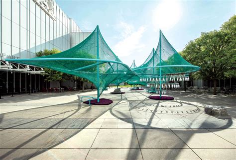 Mesh structure evokes Atlanta’s tree canopy - Fabric Architecture Magazine