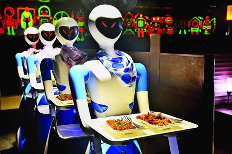 Robot Waiters in South Indian Restaurant ! | RITZ