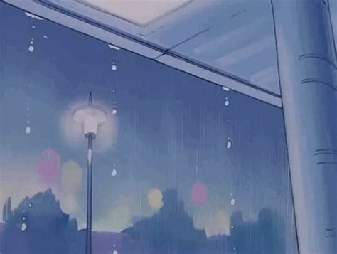 90s Anime Raining GIF - 90sAnime Raining Droplets - Discover & Share GIFs