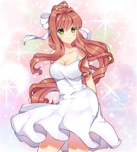 DDLC FanArt: Just Monika by bunbby on DeviantArt