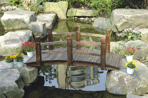 NEW 5 FT WOODEN GARDEN POND BRIDGE WBR110 – Uncle Wiener's Wholesale