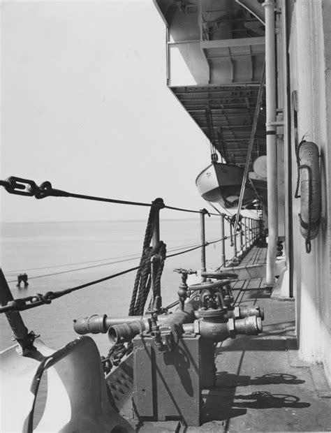 View alongside hanger deck, USS Yorktown (CV-5)