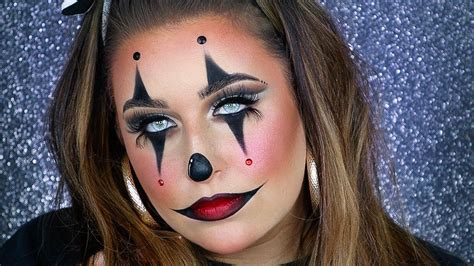 creepy clown halloween makeup tutorial | 31 Days of Halloween - YouTube