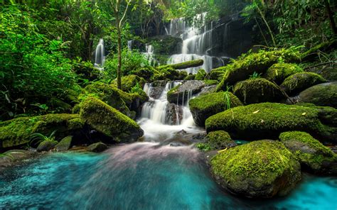 Green Waterfall Wallpapers - Wallpaper Cave