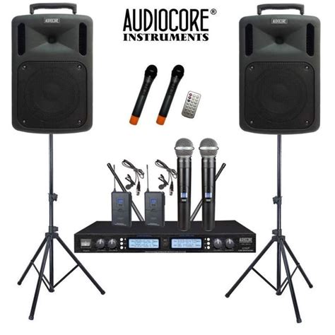 Jual Paket Sound System Portable Wireless Audiocore Harga Murah | Primanada