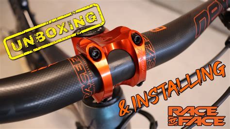 Race Face Turbine R 35 Stem & Next R 35 handlebar Install - YouTube