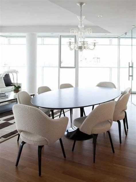 54 Gorgeous Oval Dining Tables For Your Modern Kitchen » EcstasyCoffee