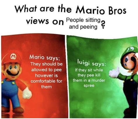 Mario Vs. Luigi : r/memes